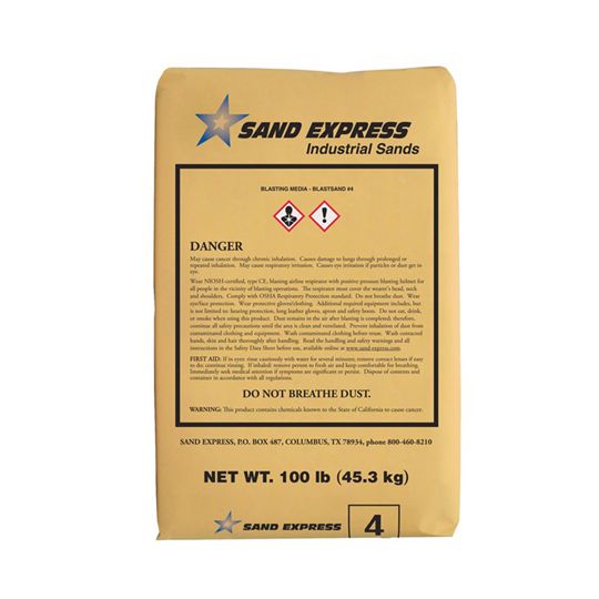 Sand Express #4 Medium Blastsand - 100 Lb. Bag