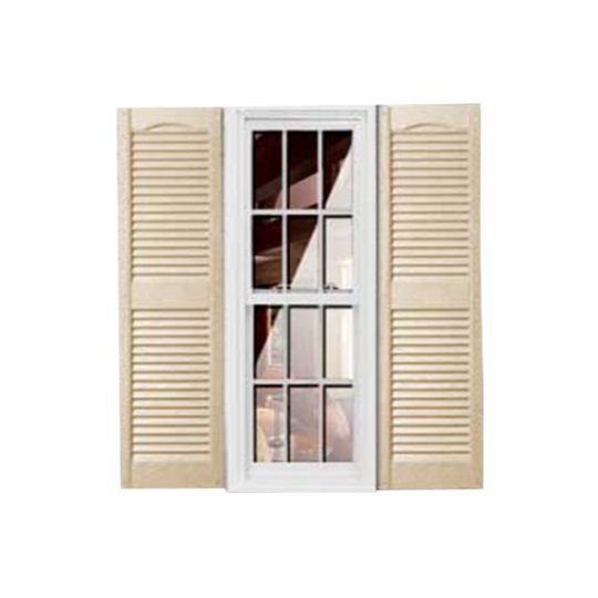 Girardin Moulding Cathedral Top Louver Shutters — GIRCTLV14X55AL