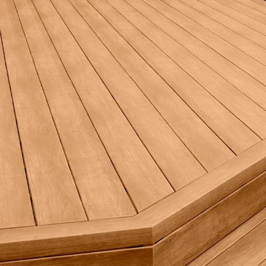 Royal Building Products 5/4" x 6" x 12' Zuri Square Edge Deck Board — ROYZDSE54612CH