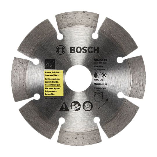 Bosch 4-1/2" Standard Segmented Rim Diamond Blade for Universal Rough Cuts