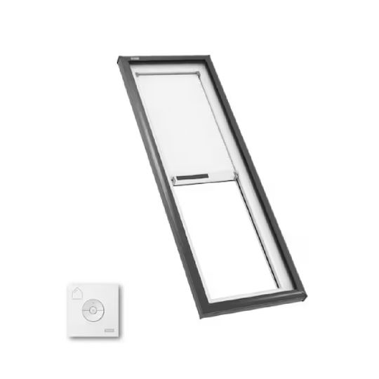 Velux Fixed Curb-Mounted Skylight With Low E - Solar Blind and Remote — VELFCM2270LAM
