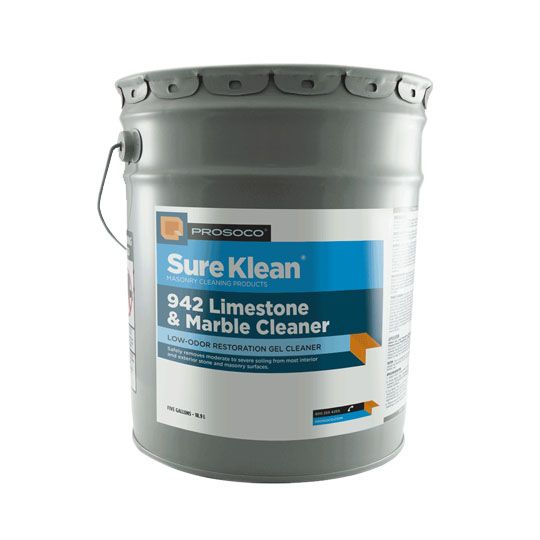 Prosoco Sure Klean 942 Limestone & Marble Cleaner - 5 Gallon Pail