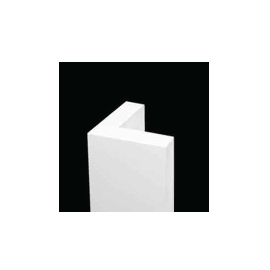 TRI-BUILT 5/4" x 4" x 4" x 20' PVC Cornerboard - Smooth/Smooth