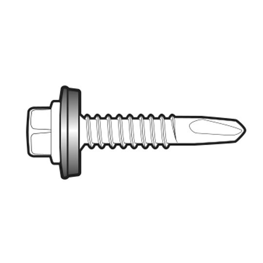 American Building Components 12" x 1-1/4" Plated Fastener