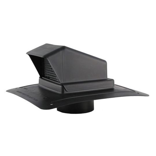 FAMCO 4" Bathroom/Kitchen Exhaust Vent — FRSBVDS4BL