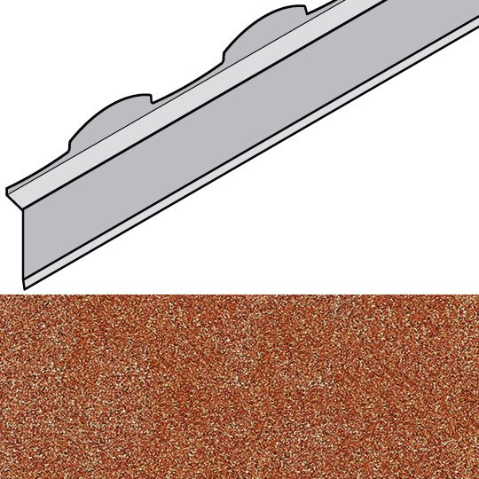 Unified Steel 5" x 79" Barrel-Vault Birdstop — Weatherproofing — BORBS579SG