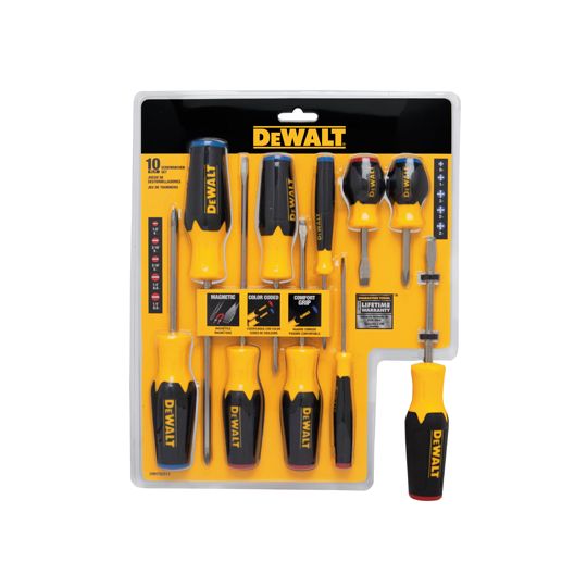 DeWalt 10-Piece Screwdriver Set