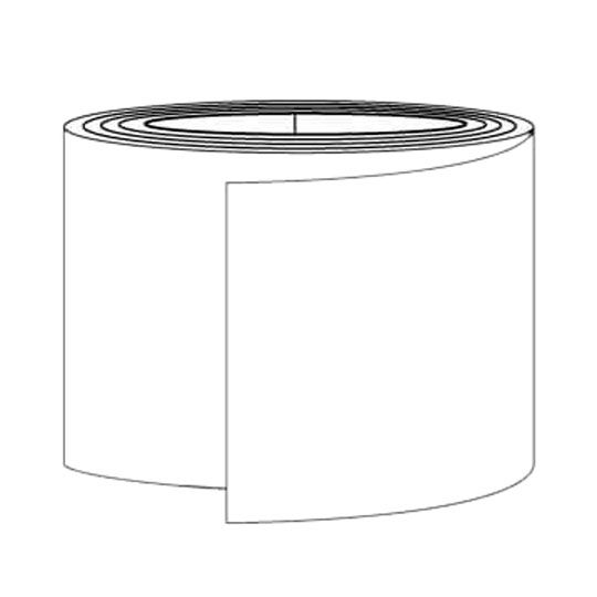 Mastic 27 mil x 11-3/4" Gutter Coil 5" One-Side Finish Coat - Sold by the Lb. — ACOGC11750251
