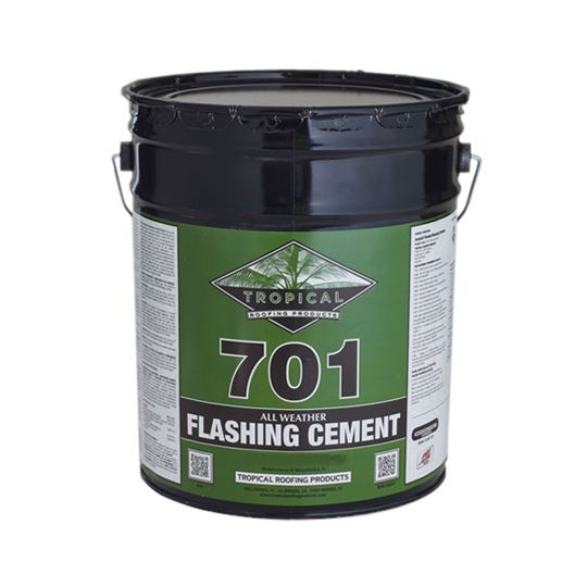Tropical Roofing Products 701 All Weather Flashing Cement - 5 Gallon Pail