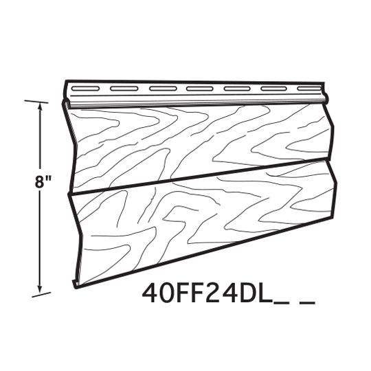 RMC Siding Rmc Fairfield D4 Dutchlap Natural Cedar Woodgrain 24/2 — RMCFAD4DLWB