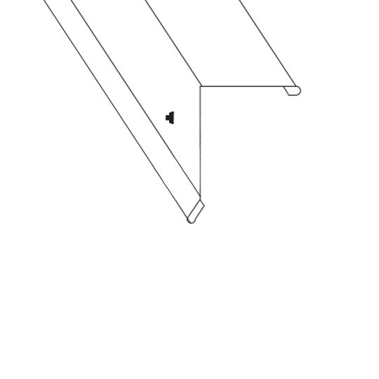 Coastal Metal Service 3" .032 SS Gable — Metal Roofing — C3GSS032SG