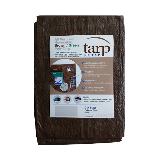 Kotap America 20' x 20' All-Purpose Reversible Poly Tarp