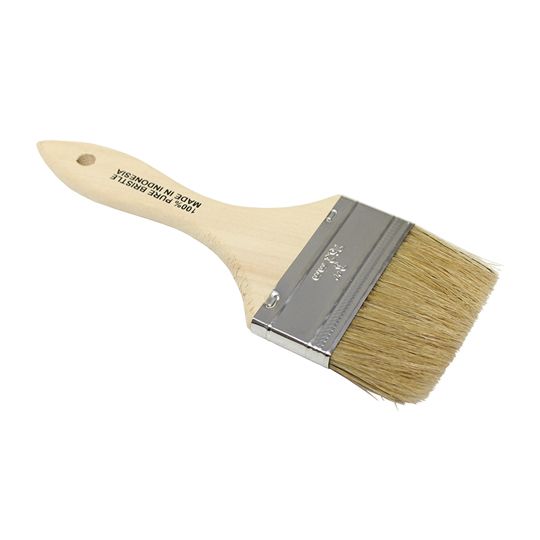 The Brush Man 3" Paint/Chip Brush with White China Bristle — TBM3CB