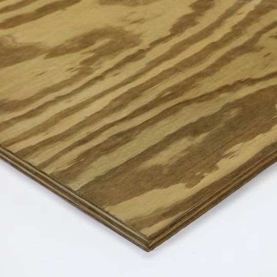 Georgia Pacific 1/2" Cdx Southern Yellow Pine Pressure Treated CCA Plywood