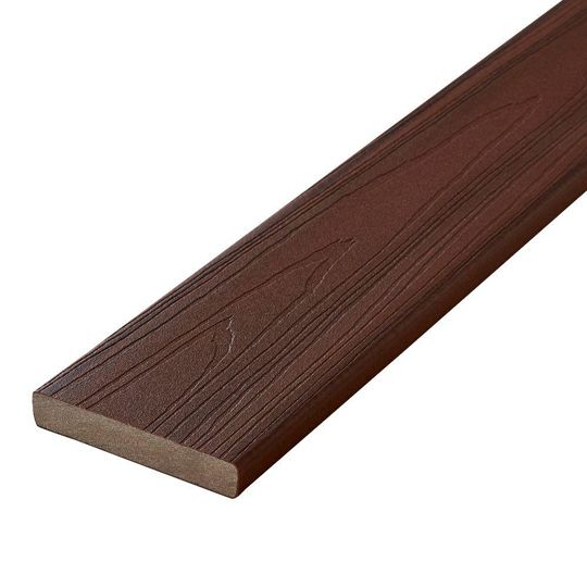 Fiberon 5/4" x 6" x 20' Fiberon Square Edge Rosewood Decking