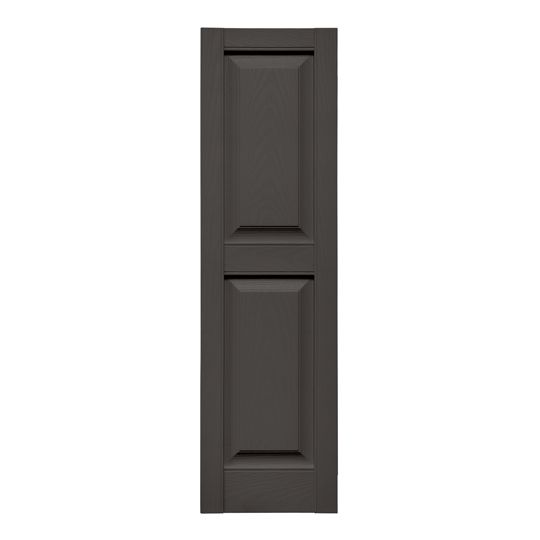 TRI-BUILT Standard Raised Panel Shutters (Pair) — TRI021235018