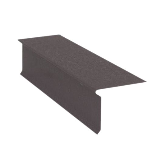 Thompson Architectural Metals 6" Crinkle Coated Eave Drip — Roofing Accessories — TME6EDKWH