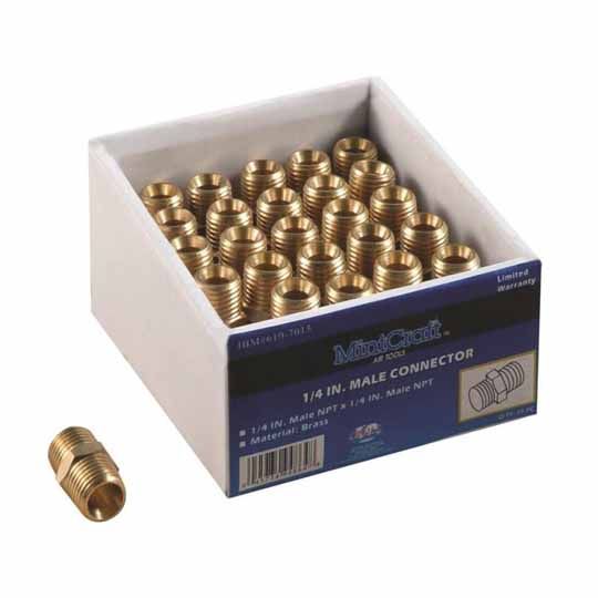 Mintcraft PRO 1/4" Npt Brass Male Connector