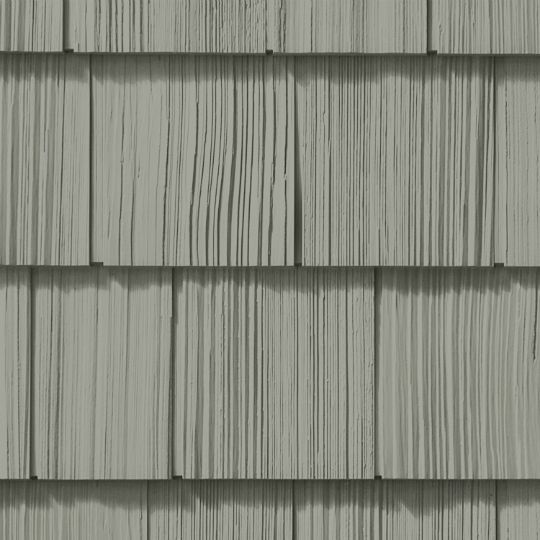 CertainTeed Siding Cedar Impressions Double 7" Straight Edge Rough-Split Polymer Shake Siding — CERCID7RSSGR
