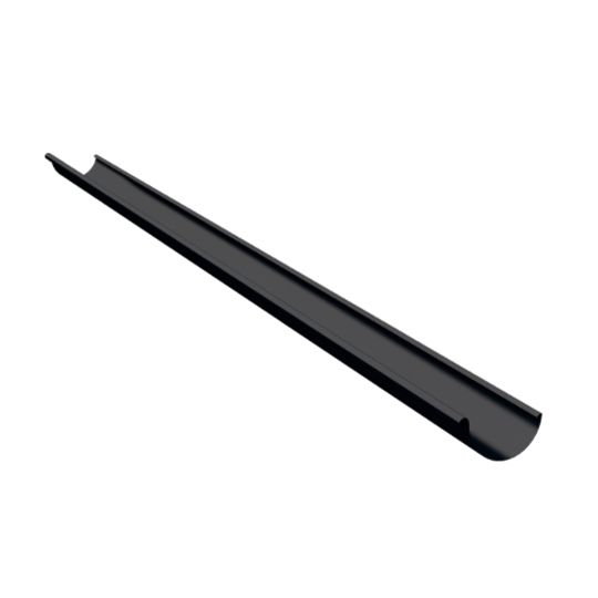 Nordic Steel Gutters 6" 90° Steel Half Round Inside Miter — NODMIN690015BK