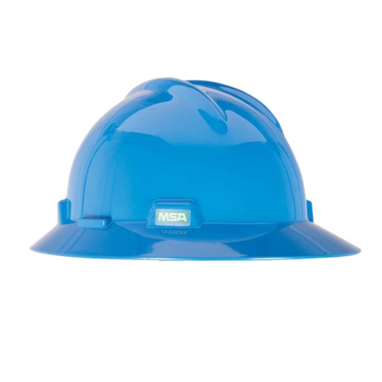 MSA Safety V-Gard Full-Brimmed Ratchet Hard Hat