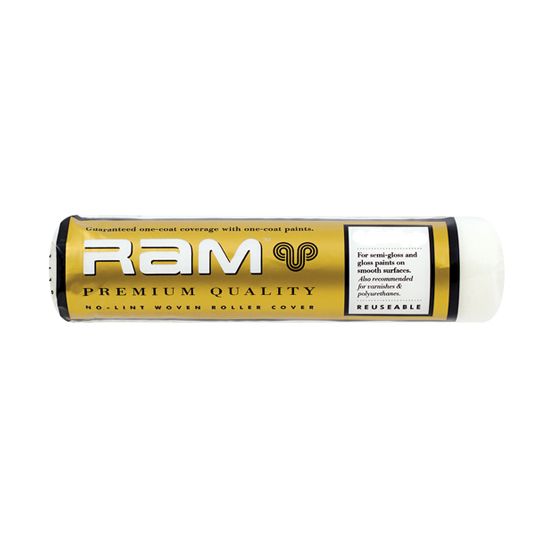 Premier Paint Roller 9" x 3/8" Nap Ram Woven Roller Cover - Semi-Smooth