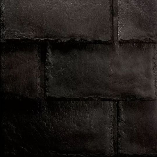 EcoStar 12" Majestic Slate Traditional Polymeric Tiles - Class A — Slate Roofing — ECOMTA12BL