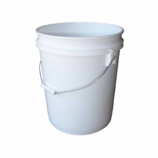 C&R Manufacturing Plastic Bucket with Handle - No Logo - 5 Gallon