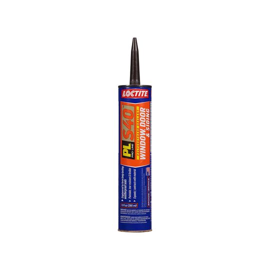 Loctite Pl S40 Polyurethane Window, Door & Siding Sealant - 10 Fl. Oz. Paper Cartridge — OSIPLS40BRZ