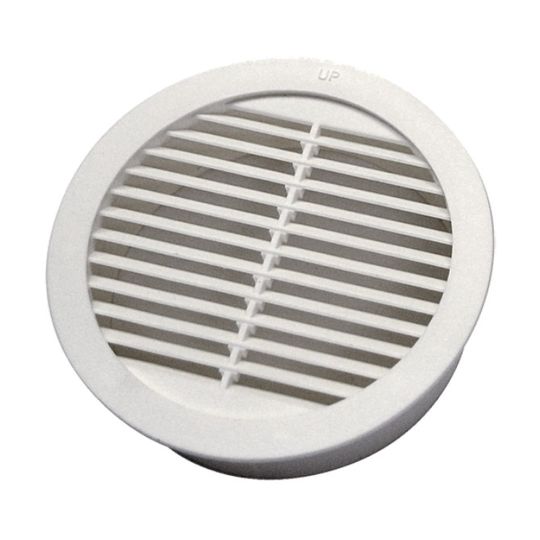 GAF MasterFlow Plastic Mini Circular Louver Vent — Ventilation and Drainage — GAFRLSC2