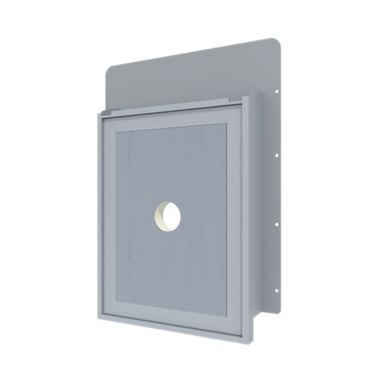 Tamlyn 1-1/2" x 8" x 12" XtremeBlock Insert Mounting Block with 4" Round Hole