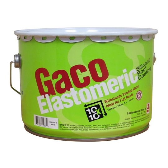 Gaco Western GacoElastomeric Silicone Roof Coating - 2 Gallon Pail