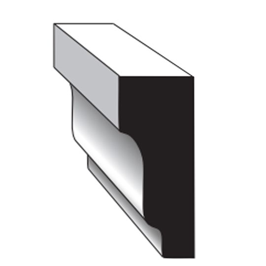 Wolf Home Products 1-5/8" x 11/16" x 16' Shingle Moulding