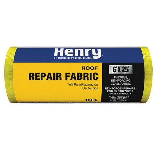 Henry Company 183 6" x 25' Roof Repair Resin Coated Fiberglass Fabric