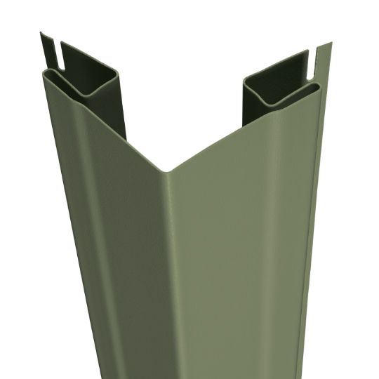 CertainTeed Siding 3/4" x 3-1/3" x 10' Outside Corner Post - Woodgrain Finish — CEROSCP34WG10SP