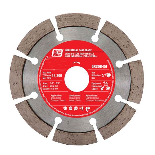 PrimeSource 4" Industrial Segmented Diamond Blade