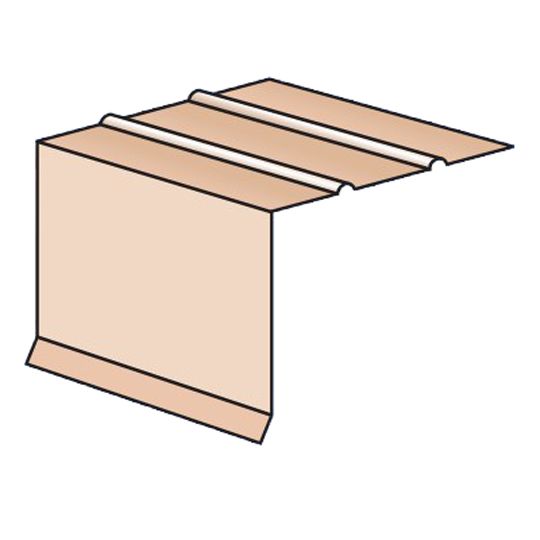 Berger Building Products 28 Gauge C5 1/2 Galvanized Steel Drip Edge