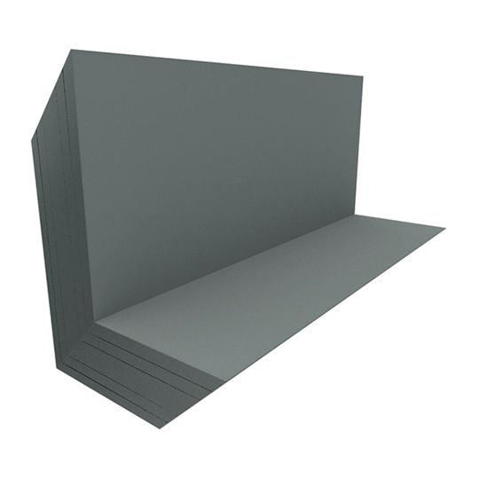 Able Sheet Metal 28 Gauge x 5" x 5" x 8" Step Flashing - Sold Individually
