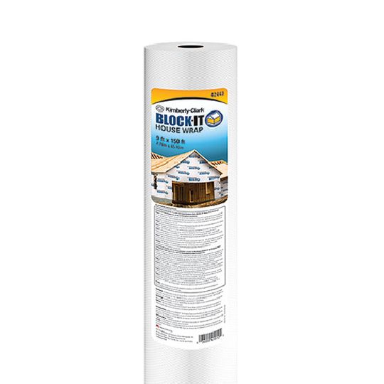 Wolf Home Products 9' x 150' Block-It House Wrap