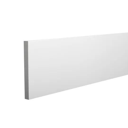 Azek 5/8" x 8" x 12' Square Edge Trim Board - Traditional Finish