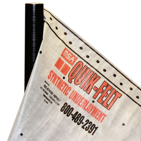 Mid-States Asphalt Quik-Felt Synthetic Underlayment - 10 Sq. Roll