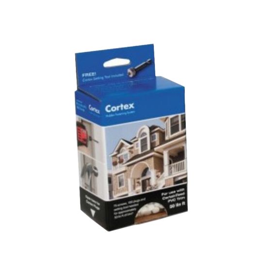 CertainTeed Siding Cortex Hidden Fastening System with 2" Smooth Screws - 50 Lin. Ft. Box