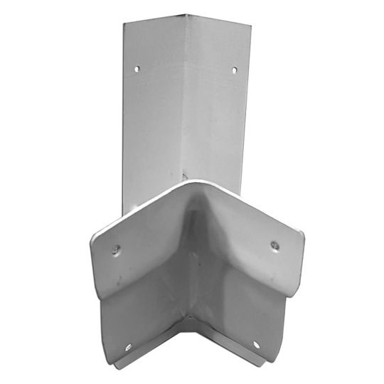 Berger Building Products 6" K-Style Inside Painted Aluminum 90° Strip Miter — BBP6ISM80W