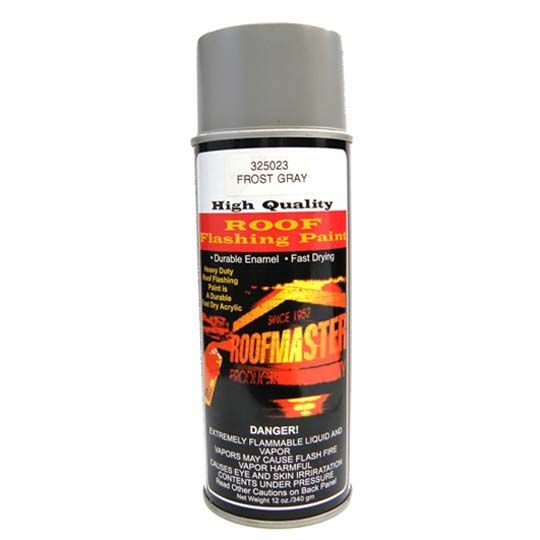 Roofmaster Roof Flashing Paint - 12 Oz. Spray Can — ROFFSPFGY