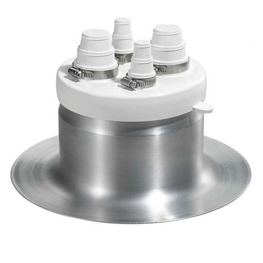 Olympic Manufacturing QuadFlash Multi Pipe — Commercial Accessories — OLYQFLASH6WH
