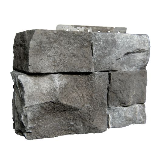 CertainTeed Siding STONEfacade Ledgestone Left Corners - Carton of 6 — CERLSLCAS