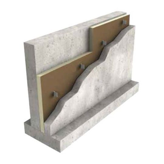 Hunter Panels 3" x 4' x 8' Xci ConCast Grade-III (25 psi) Reinforced Foil Facer Polyiso Insulation