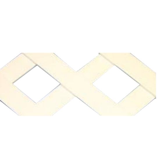 Phoenix Manufacturing 4' x 8' Flat 1" Diagonal Sheet Lattice