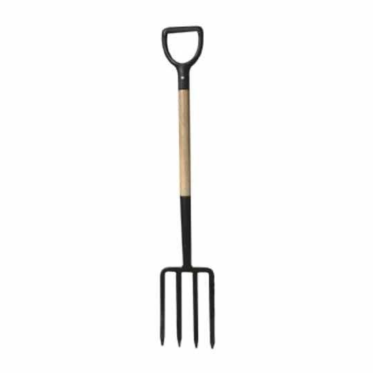 C&R Manufacturing Pitch Fork with Wood D-Handle — CRMPFWH