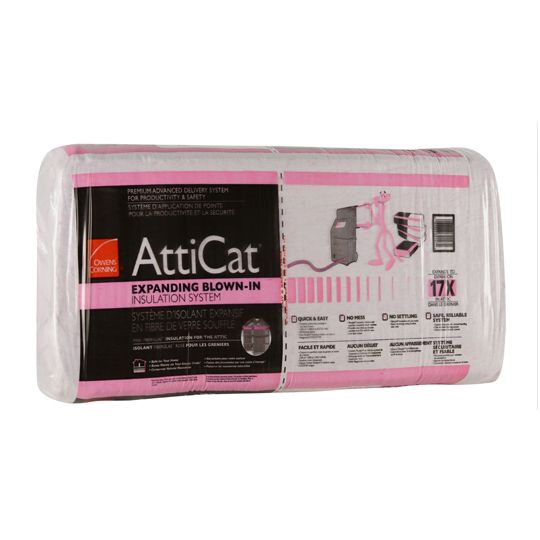 Owens Corning AttiCat Expanding Blow-In Fiberglass Insulation